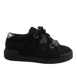 Baskets noires à lacets 1507 le noir