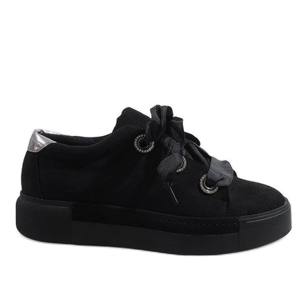 Baskets noires à lacets 1507 le noir