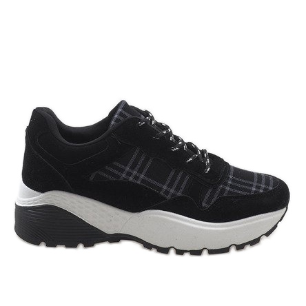 Chaussures de sport à la mode noires 61012 le noir