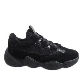 2018-13 chaussures de sport noires le noir