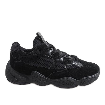 2018-13 chaussures de sport noires le noir