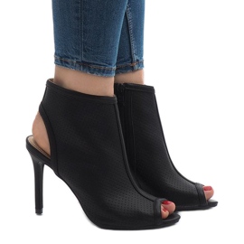 Bottines noires 1551-150 le noir