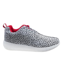 Chaussures de sport LD19-7 blanches le noir