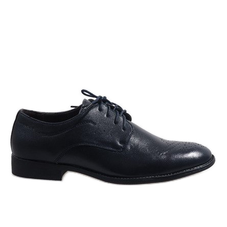 Chaussures élégantes bleu marine D181502B