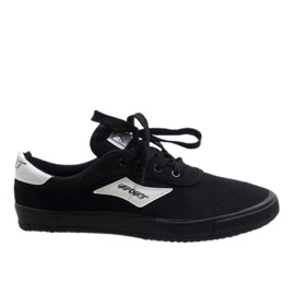 Baskets noires pour hommes HW01 le noir