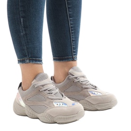 Chaussures de sport grises MS522-26