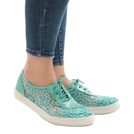 Baskets vertes à lacets HC235 multicolore Baskets vertes à lacets HC235 multicolore