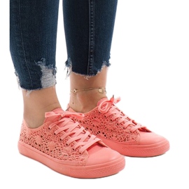 Baskets en dentelle rose RL-673 Baskets en dentelle rose RL-673