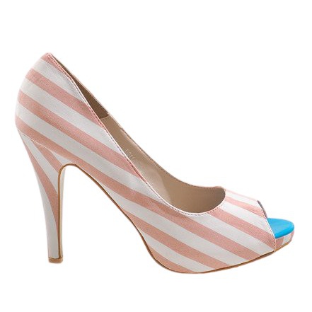 Escarpins roses ouverts K011 blanche