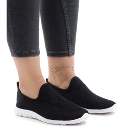 Chaussures de sport noires 909-17