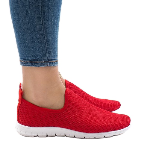 Chaussures de sport rouges 909-17