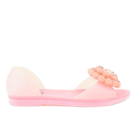 Sandales Meliski roses avec une fleur HM701 Sandales Meliski roses avec une fleur HM701