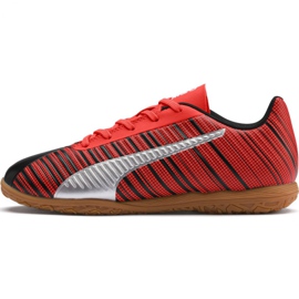 Chaussures de foot Puma One 5.4 It Jr 105664 03 multicolore rouge
