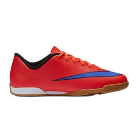 Nike Mercurial Vortex Ii Ic Jr 651643-650 chaussures de football rouge rouge