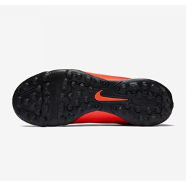 Chaussures de football Nike Mercurial Vortex Ii Tf Jr 651644-650 rouge rouge