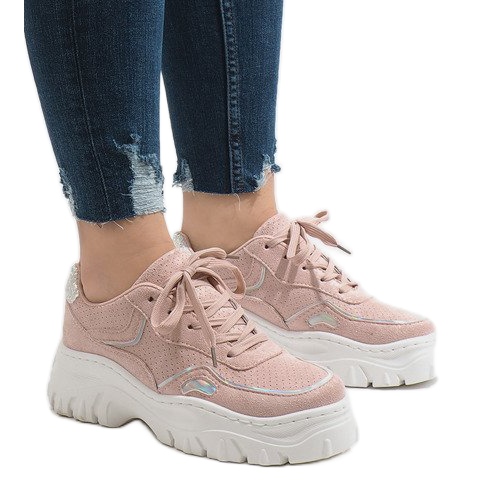 Baskets roses HX999