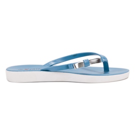 Seastar Tongs Avec Un Noeud bleu