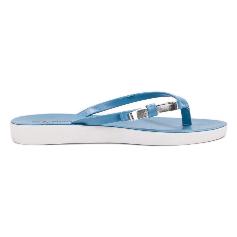 Seastar Tongs Avec Un Noeud bleu