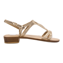 SHELOVET Sandales à talons hauts jaune SHELOVET Sandales à talons hauts jaune