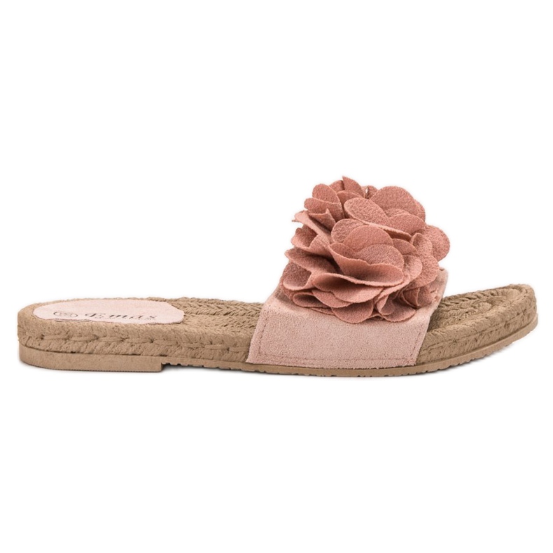 SHELOVET Espadrilles Poudre rose