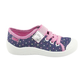 Chaussures enfant Befado 251X135 bleu marine rose gris
