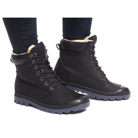 Bottes chaudes X5903 Noir le noir