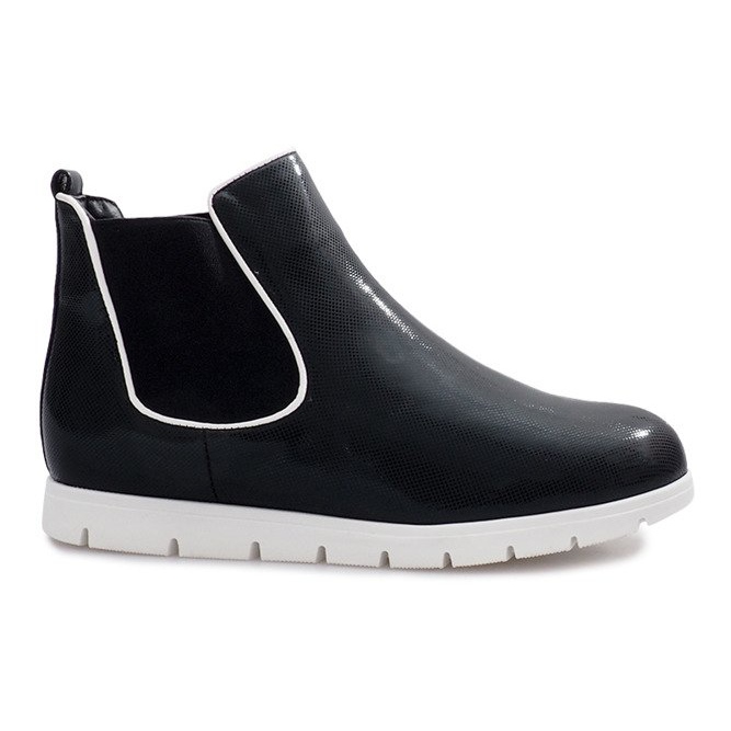 Bottes de sport noires de Gabrielle le noir