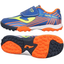Chaussures de foot Joma Tactil 904 Tf Jr TACW.904.TF multicolore bleu