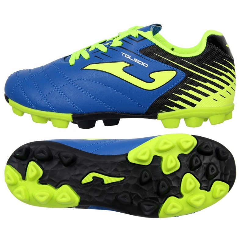 Chaussures de foot Joma Toledo 904 Fg Jr TOLJW.904.24 multicolore bleu Chaussures de foot Joma Toledo 904 Fg Jr TOLJW.904.24 multicolore bleu