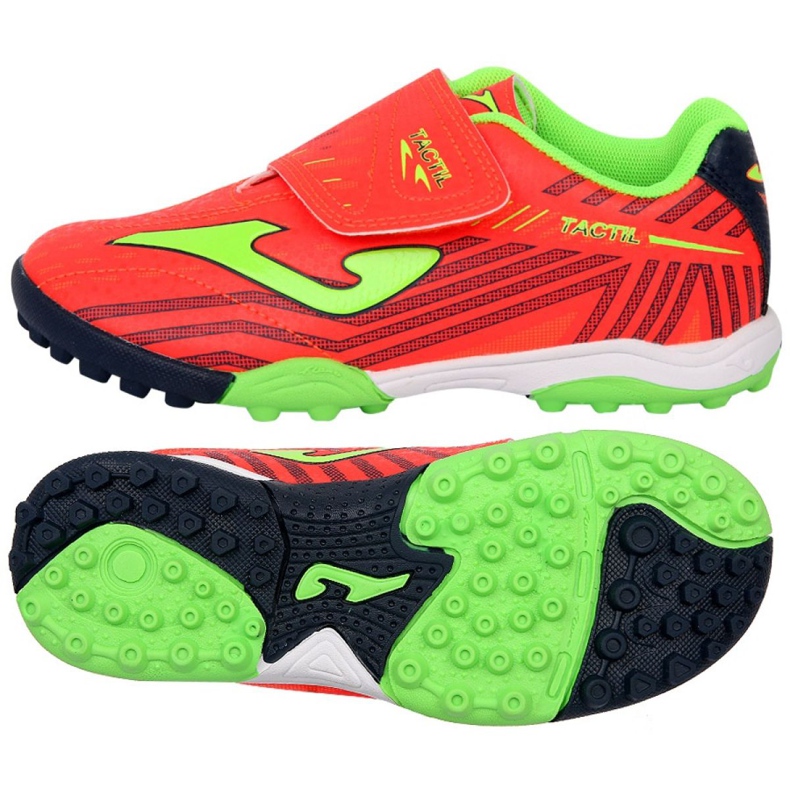 Chaussures de foot Joma Tactil 907 Tf Jr TACW.907.TF multicolore rouge