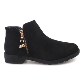 Bottines Daim Jodhpur 8565 Noir le noir