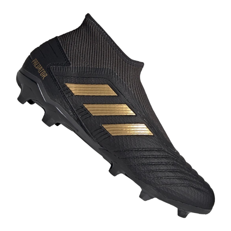 Chaussures de foot Adidas Predator 19.3 Ll Fg M EF0374 le noir Chaussures de foot Adidas Predator 19.3 Ll Fg M EF0374 le noir