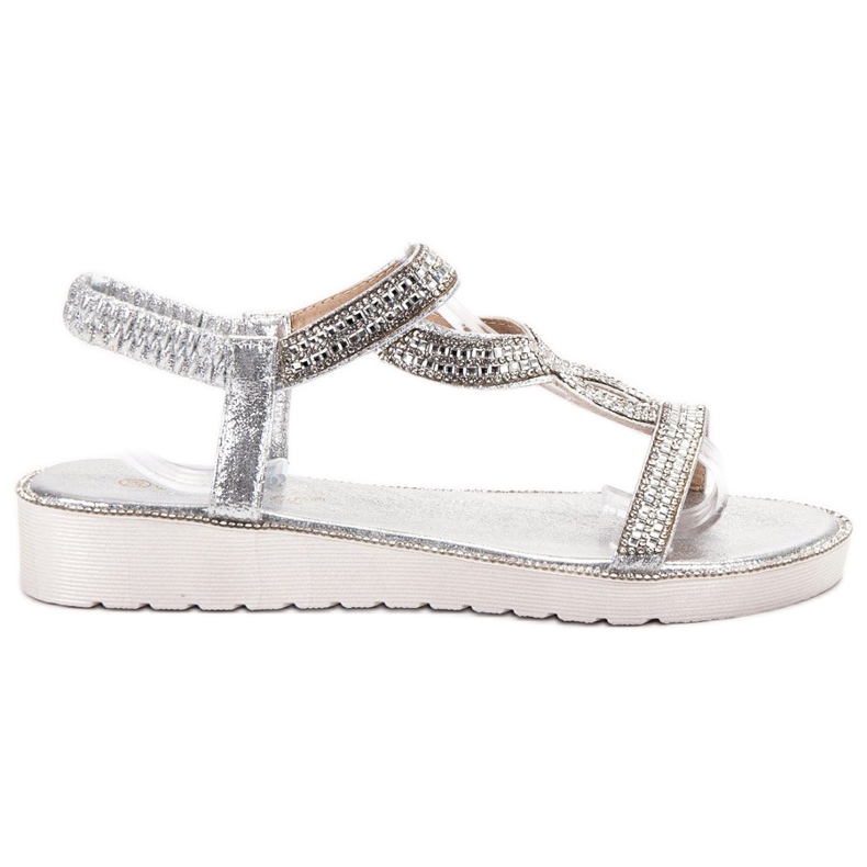 Bestelle Sandales à enfiler sur la plate-forme gris