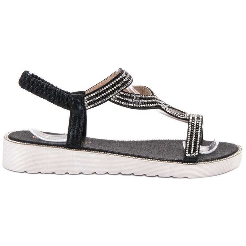 Bestelle Sandales à enfiler sur la plate-forme le noir