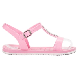 SHELOVET Sandales en caoutchouc rose