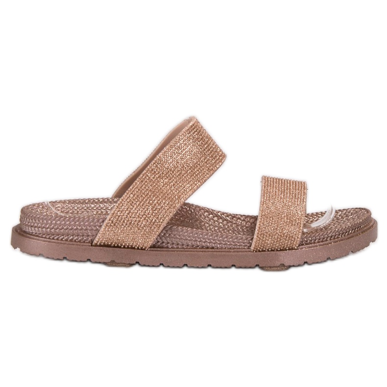 EXQUILY Pantoufles En Caoutchouc À La Mode rose