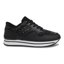 Baskets sport noires Odette