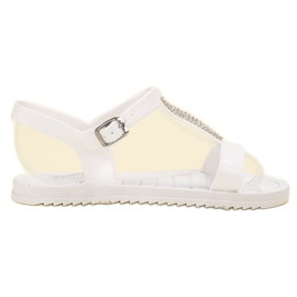 SHELOVET Sandales en caoutchouc blanche
