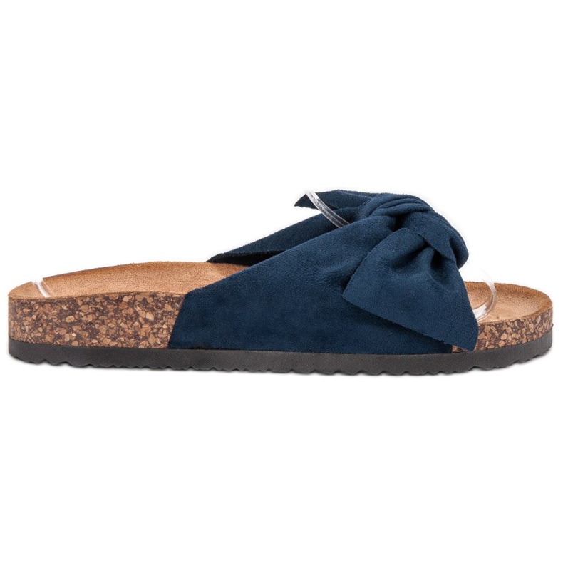 Super Me Pantoufles à la mode bleu marine