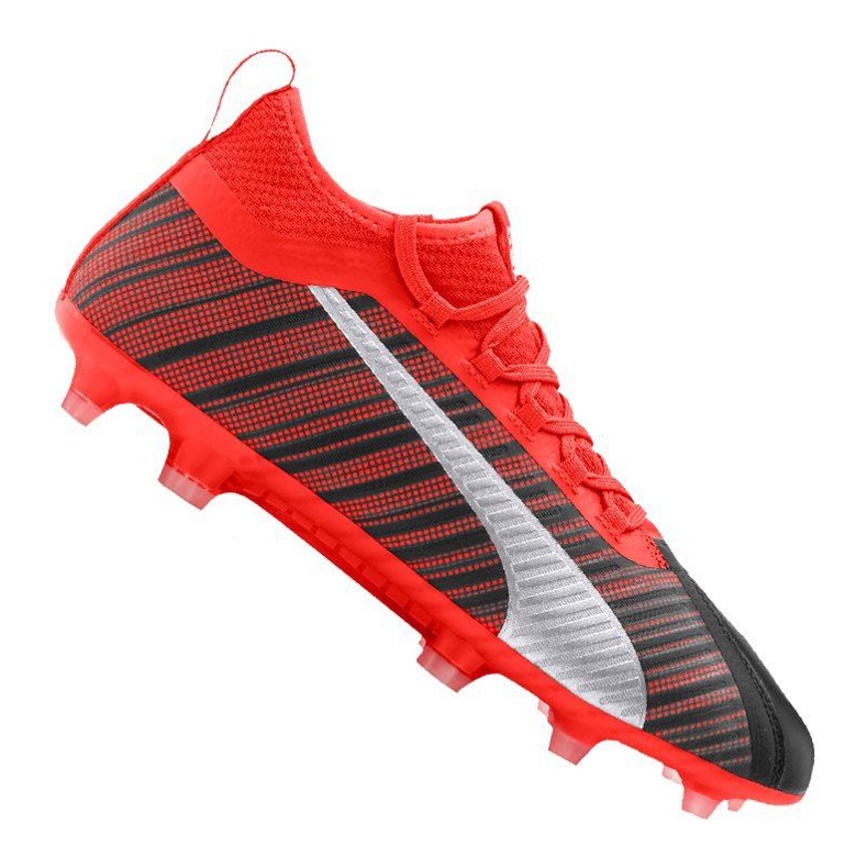 Puma One 5.2 Fg / Ag M 105618-01 chaussures de football multicolore oranges et rouges
