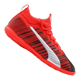 Chaussures d'intérieur Puma One 5.3 It M 105649-01 multicolore rouge