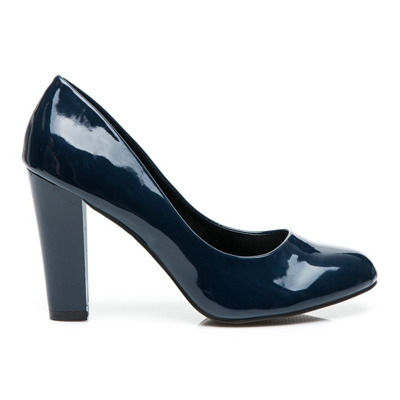 Sweet Shoes Escarpins Laqués Sur Un Pilier bleu