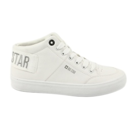 Baskets hautes Big Star EE274352 blanc gris