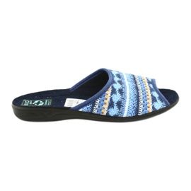 Chaussons pull norvégien Adanex noir bleu marine bleu jaune