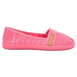 SHELOVET Slipons Néon rose