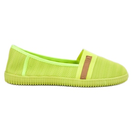 SHELOVET Slipons Néon jaune