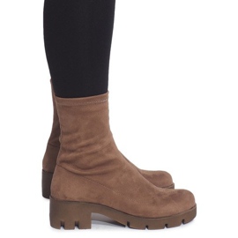 Bottes en daim BG-53 multicolore vert