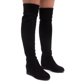 Bottes Compensées Chaudes 168-108 Noir le noir