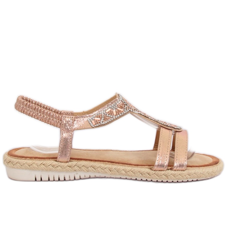 Sandales espadrilles champagne CO-78 Champagne rose Sandales espadrilles champagne CO-78 Champagne rose