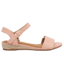 Sandales espadrilles rose 9R73 Rose Sandales espadrilles rose 9R73 Rose